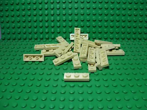 ** LOTTO 25 CT ** LEGO NUOVO marrone chiaro 1 x 3 pezzi piatto Lotto di 25 - Foto 1 di 1