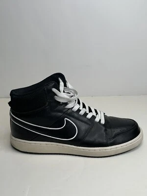 Nike Backboard II Mid Men's Black White Basketball Shoe Size 9.5 Sneakers - Image 1 of 4