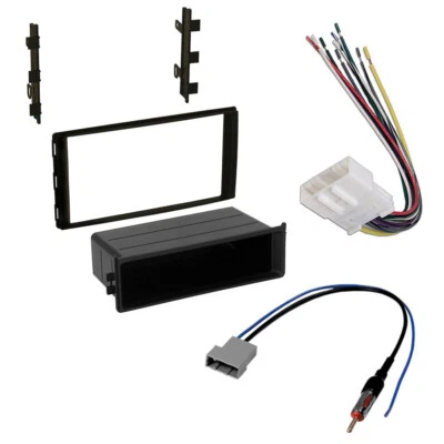 Car Radio Stereo Single/Double DIN Dash Kit for select 2012 - 2016 Nissan - Image 1 of 4