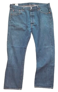 Levi's 501 Button Fly Blue Jeans Men's Size: 40x32 (READ DESC.) - FAST SHIP - Picture 1 of 3
