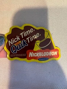 1994 Vintage Nickelodeon Magazine Nestle Quik Chocolate Milk Promotional Magnet - Picture 1 of 3