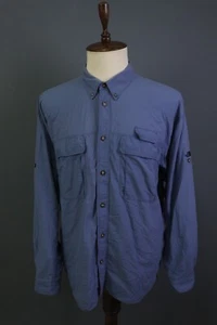 The North Face Blue Long Sleeve Button Down Pockets Shirt Size XL - Picture 1 of 22