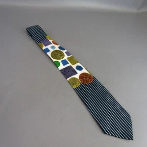 Rush Limbaugh No Boundaries Collection Silk Tie Geometric Print Necktie 1996 - Picture 1 of 9