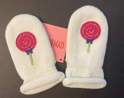 NUEVO CON ETIQUETAS Gymboree Candy Shoppe 0-12 Meses Jersey Sin Pulgar Forrado Piruleta Mitones Foto 1 de 3