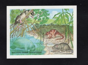 Grenada 1990 West Indies Mantee Water Possum Minisheet MNH Sc 1829 SG MS2108 - Bild 1 von 1