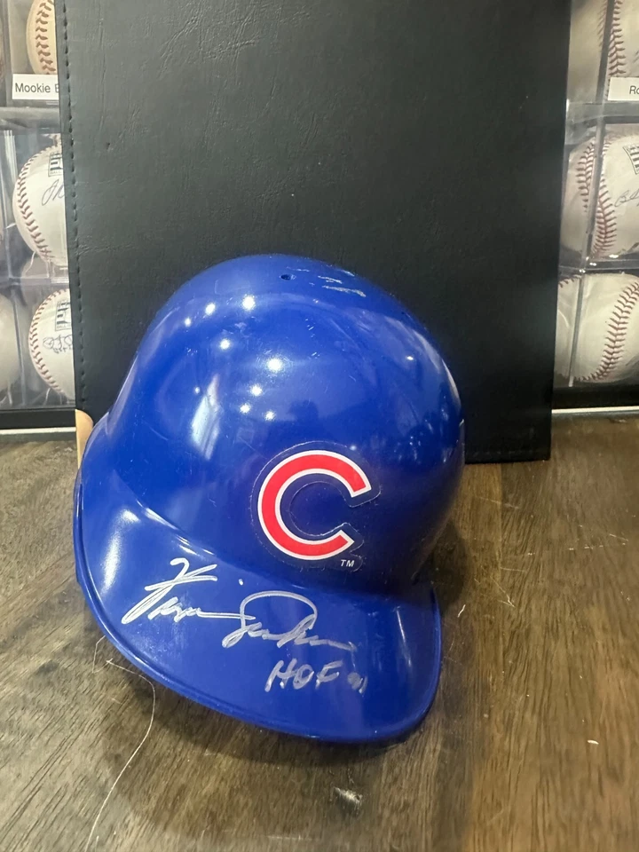 Fergie Jenkins auto signed autographed Mini MLB helmet HOF Chicago Cubs - Image 1 of 1