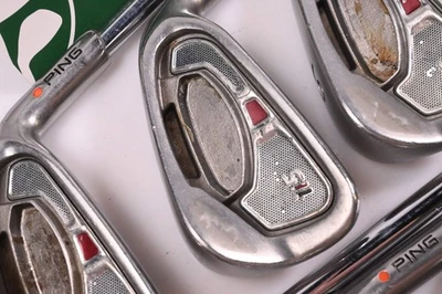 Ping i15 Irons / 4-PW / Orange Dot / Stiff Flex Ping CFS Distance Shafts - Image 1 of 4