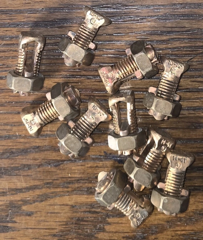 Burndy KS17 Servit Split-Bolt 8 Str 6 Sol Copper Run & Tap 101150 Lot of 25 - Image 1 of 1