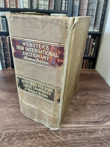 Webster's New International Dictionary 2nd Edition Unabridged Copyright 1937 - Bild 1 von 5