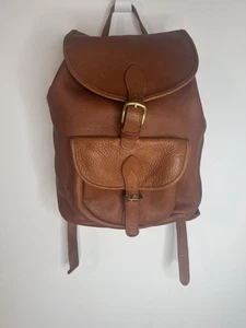 Vintage leather Backpack By Robert CHEAU - Picture 1 of 9