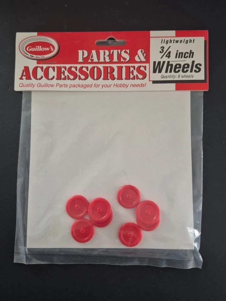 14 paquetes de ruedas ligeras Guillows #111 de 3/4 pulgadas (112 en total) Foto 1 de 4