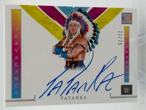 2023 Impeccable WWE Tatanka Extravagance Autographs /25 - Bild 1 von 2