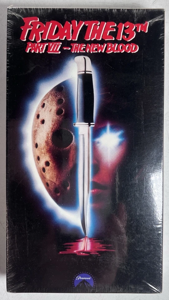 New Sealed Friday The 13th Part VII 7 The New Blood VHS 1988 Horror Vintage - Image 1 of 4