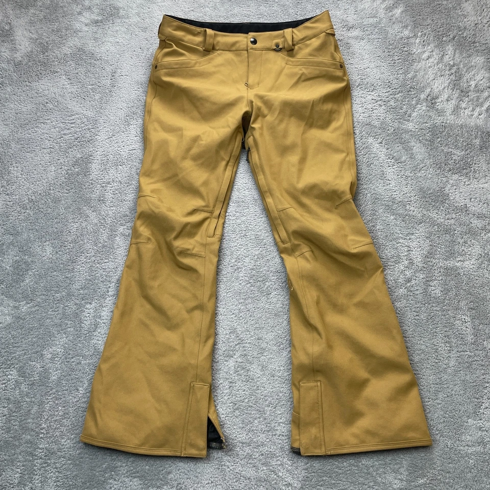 Pantalones Volcom Para Hombre Extra Grandes Marrón Especie Elastizados Snowboard Esquí Pierna Acampanada Foto 1 de 4