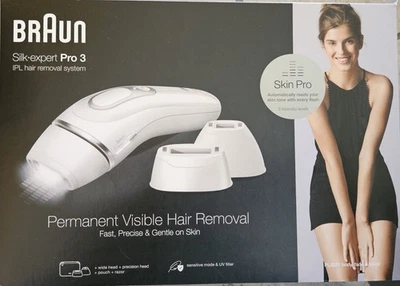 Braun Silk Expert Pro 3 IPL-Haarentfernungsgerät mit 3 Aufsätzen!!!  - Bild 1 von 4