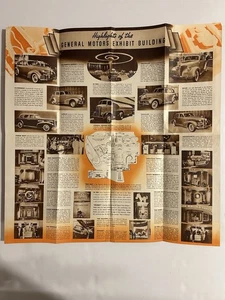 Folleto GM Highways and Horizons 1939 - Exposición Futurama Feria Mundial de Nueva York - Imagen 1 de 5