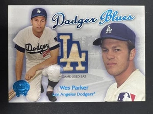 Wes Parker 2001 Fleer Greats of the Game Dodger Blues Game Used Bat - Picture 1 of 2
