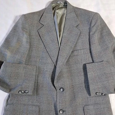 Blazer Chaqueta Deportiva De Colección Botany 500 42R Multi Glenn Cuadros Hecho en EE. UU. Lana Para Hombres Leer Foto 1 de 4
