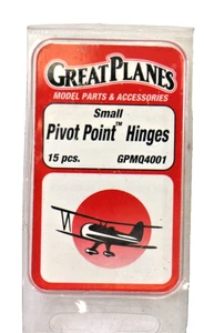 GREAT PLANES Small Pivot Point Hinges 15pcs GPMQ4001 - Picture 1 of 2