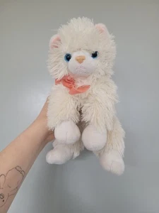 Peluche morbido Ty Classic "Destiny" gatto persiano bianco peloso 9-11" etichetta 2005 - Foto 1 di 7