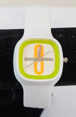 Alessi Kaj Watch, AL10021 White & Green, By Karim Rashid, Boxed, Unworn, RARE - Image 1 of 4