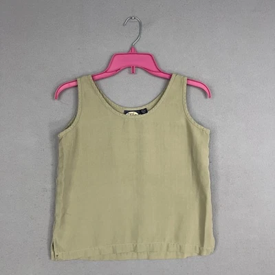 Camiseta sin mangas Tommy Bahama para mujer XS verde Coastal Resort Island mínima 100 % seda Foto 1 de 4