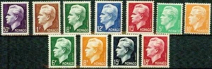 MÓNACO - 1950-1951 - PRÍNCIPE RAINIER III - EN MUY BUEN ESTADO** - Imagen 1 de 1