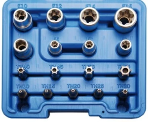 BGS T&E Perfil Broca - Y Set de Llaves Tubulares 17 Piezas 5023 - Imagen 1 de 2