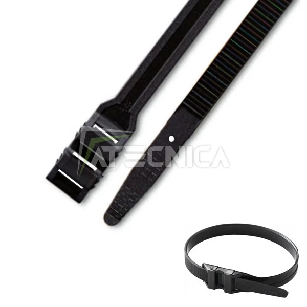 Fascette grandi doppio attacco 100pz BM 9x360mm Beta 1748-N2D per esterni