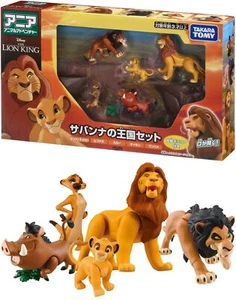 Takara Tomy Ania Disney The Lion King Savanna Kingdom Set 5 Figures - Picture 1 of 24