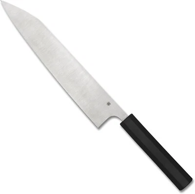 Spyderco Minarai Gyuto Fixed 10.13" Plain Edge Premium Kitchen Knife K19PBK - Image 1 of 4