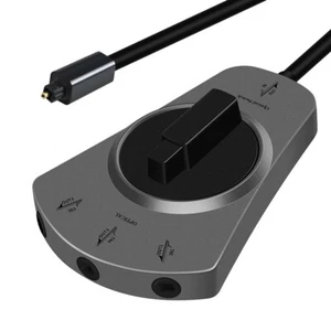 EMK Optical Splitter Cable 1in to 3out Switch Digital Optical Audio Cable TV 1m - Picture 1 of 7