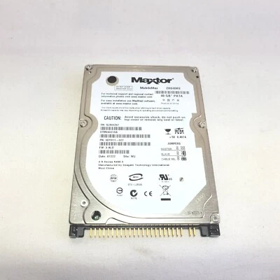 Maxtor MobileMax 2H040K0 P-ATA 5400rpm 2MB 2.5" 40GB IDE Hard Drive - Image 1 of 3