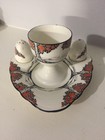 Crown Ducal, Orange Tree  Vintage Art Deco. Egg Cup With Salt And Pepper Shakers