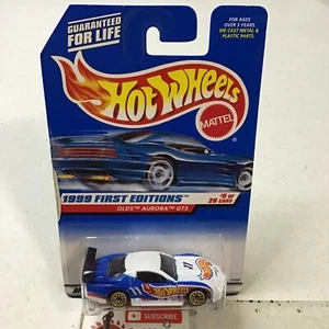 HOT WHEELS 1999 PRIME EDIZIONI #911 BLU OLDSMOBILE OLDS AURORA VARIANTE 1/64 - Foto 1 di 4