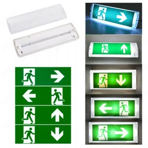 Luce di emergenza LED luce di via di fuga illuminazione di emergenza uscita di emergenza luce di emergenza batteria - Foto 1 di 41
