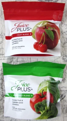 JUICE PLUS+ Combo - 240 Fruit & Vegetable Gummy Chewables - NIB! - Image 1 of 3