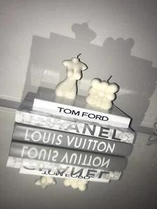 White Bubble Ball Cube | Hand poured  | Natural Soy Wax Candle Home Decor Large - Picture 1 of 3