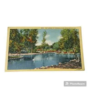 Postkarte Die Lagune im Avondale Park Birmingham Alabama Vintage um 1917 A107 - Bild 1 von 2