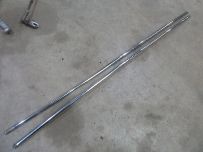 1977 Jaguar XJS exterior roof drip rail trim molding pieces stainless - Image 1 of 4