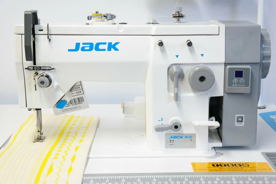JACK JK-20U-93Z Zig Zag Direct Drive Industrial Sewing Machine - White