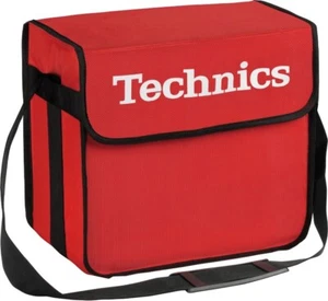 Technics DJ Record Bag 50 vinyl LP Red / White  Logo SL 1200 SL 1210 - Picture 1 of 1