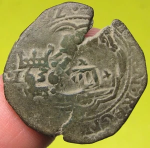 AMAZ 1636 1654 PIRATE COB SPANISH 12 Maravedis Colonial Coin Felipe PHILIP IIII - Picture 1 of 14