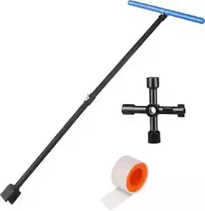 28 in Water Meter Key, Water Shut off Tool with 4-Way Multi-Functional - Picture 1 of 3