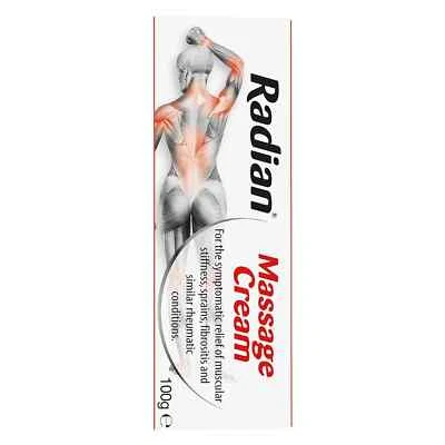 Radian Natural Massage Cream For Instant Relief Body 100G/3.5oz - Image 1 of 4