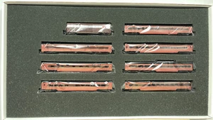 N scale Con Cor Pennsylvania 7 + 1 car passenger set - Picture 1 of 7