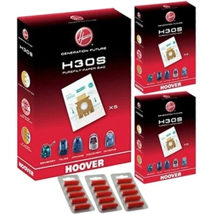 15 x HOOVER H30S Purefilt Bags for Sensory Vacuum Genuine H30 Super + Fresh - Picture 1 of 2