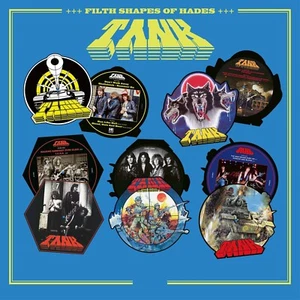 TANK 5 picture disc lot damned metal nwobhm kbd punk hardcore thrash - Picture 1 of 16