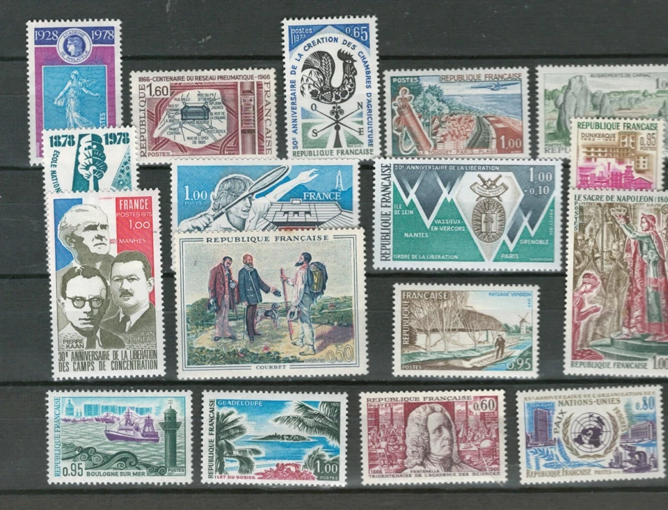 FRANCE EUROPE SELECTION PAINTINGS &  COMMEMORATIVE  MNH STAMPS  LOT(FR 534) - Image 1 of 1
