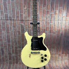 Yellow 6-string electric guitar handed relics old chrome-plated hardware 22frets